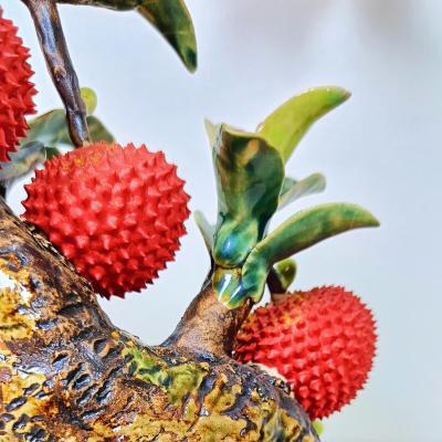 TƯỢNG SỨ THỦ CÔNG CÂY VẢI – BIỂU TƯỢNG TÀI LỘC & SUNG TÚC